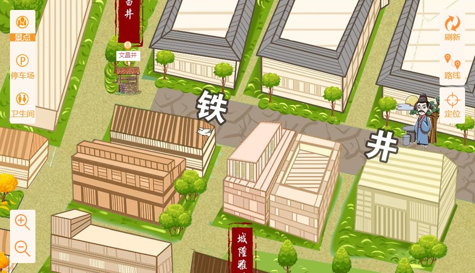 子长智慧景区：手绘地图与语音导览的完美融合